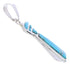 Turquoise Inlay Genuine Sterling Silver Slide Pendant EX28528